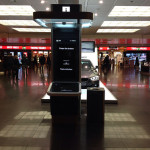 Unused public display at Munich airport